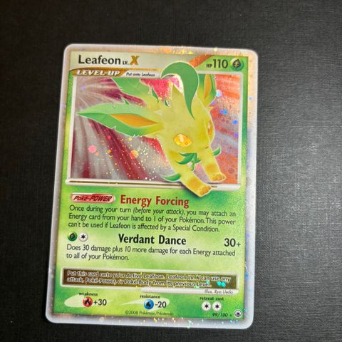 Pokemonkort - Leafeon Lv.X 99/100 Majestic Dawn