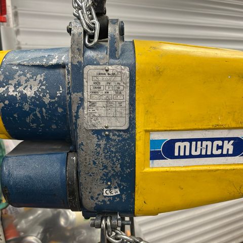 Munck talje 3fas 230V 250kg