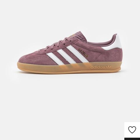 Adidas gazelle i høstens farge; vinrød