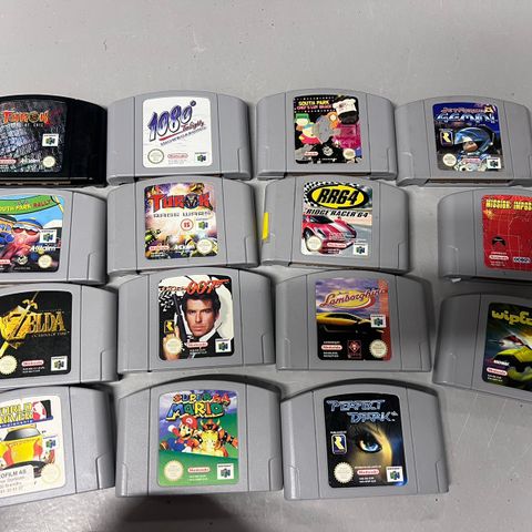 Masse Nintendo 64 Spill selges