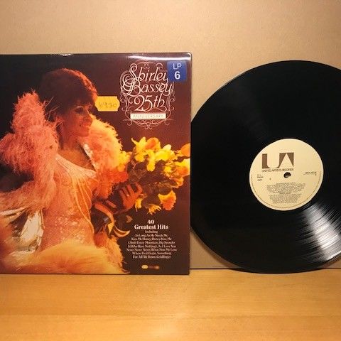 Vinyl, Shirley Bassey, 25th anniversary, SBTV60148  Dobbel LP