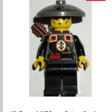 Mange Lego Ninjago figurer - gode priser