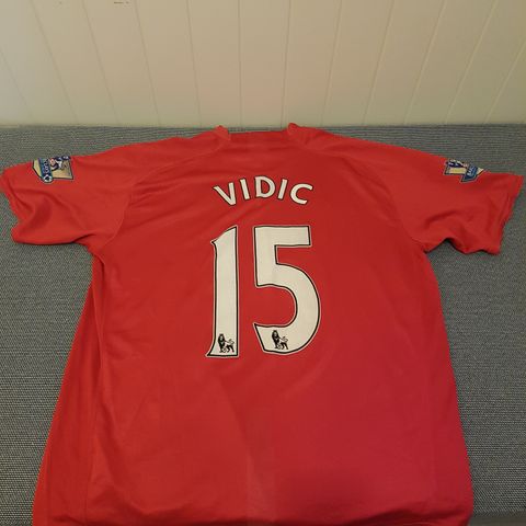 Manchester United, 15 Vidic, 07/08 Champions, XXL