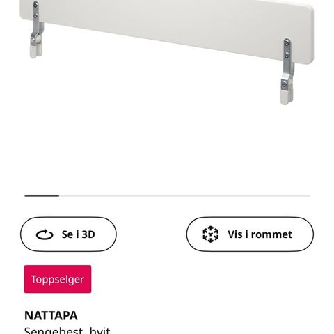 Sengehest fra Ikea (nattapa)