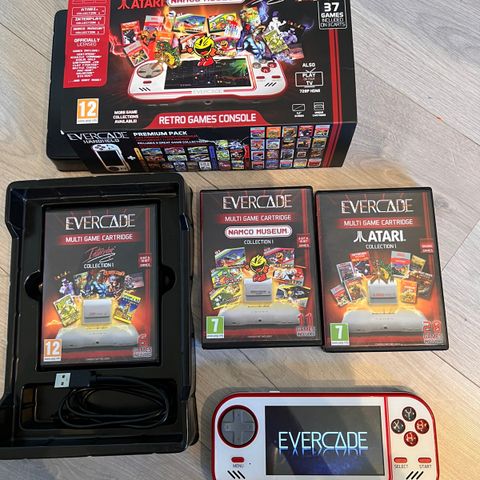 Evercade handheld atari retro game console