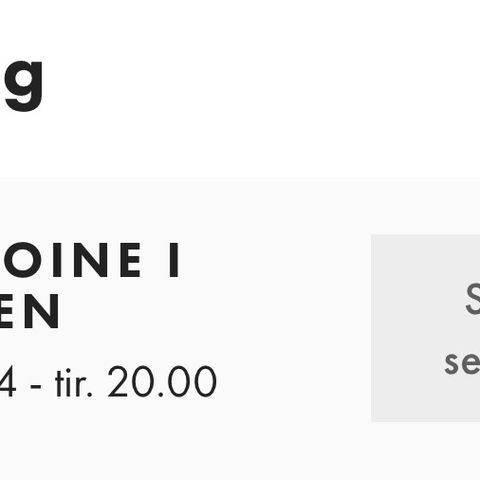 Mari Boine Operaen 22. oktober