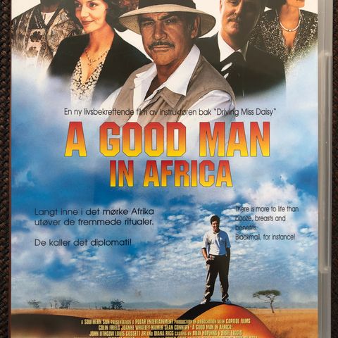 (DVD) A Good Man In Africa (1994) Norsk Tekst