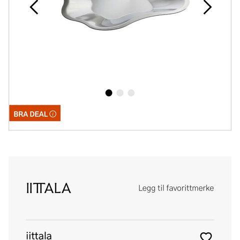 Iittala Aalto fat 35.8 dia