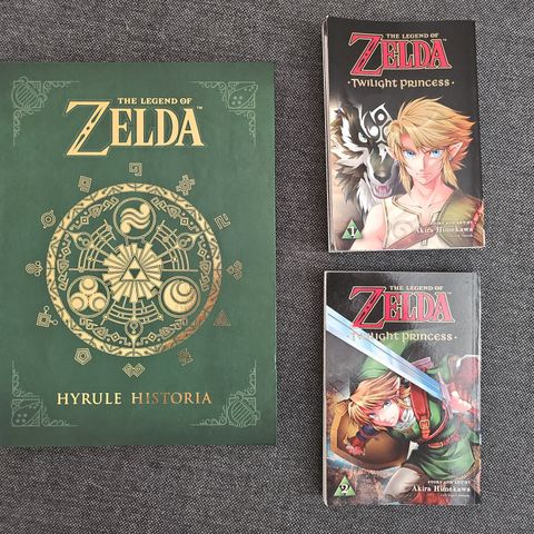 Selger en fantastisk samling av The Legend of Zelda bøker!