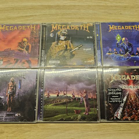 Metal - Megadeth samling selges.