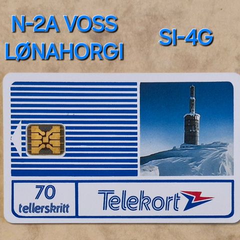 Telekort: N-2A VOSS LØNAHORGI SI-4G