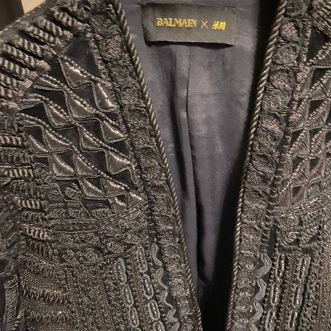 Balmain x hm embroided jacket