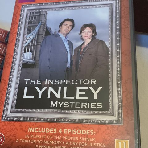 THE INSPECTOR LYNLEY MYSTERIES - BOX 1 - 7 totalt 23 episoder - norsk tekst