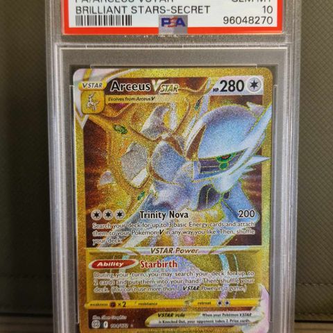 Arceus Vstar #184 - Pokemon Brilliant Stars PSA 10