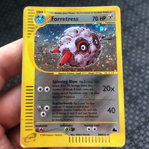 Forretress H8/H32 Holo - Pokemon TCG Skyridge