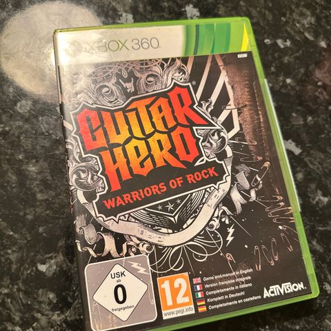 Guitar Hero Warriors of Rock til Xbox 360