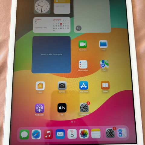 Strøken iPad 8.gen 128Gb Wifi. Rosa Gold.