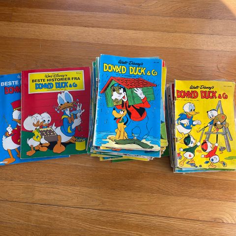 Diverse Donald Duck blad fra 1963-1980