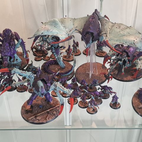 Warhammmer 40 000 Space Marines and Tyranids