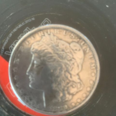 Morgen dollar fra 1889 selges. OBS NY PRIS