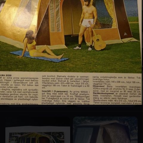 Terka tent -Retro Hustelt selges