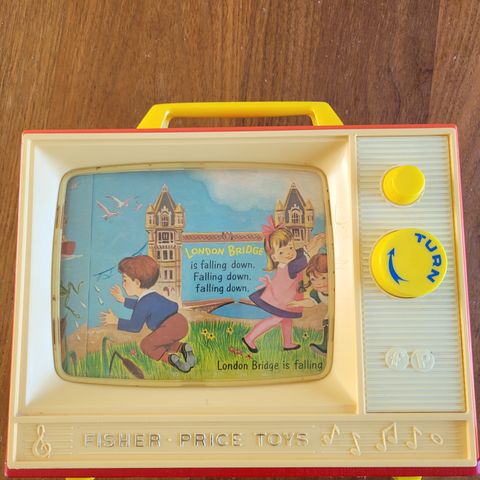 TV Fisher price toys fra 1964