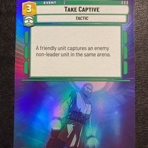 Take captive hyperspace foil Star wars unlimited samlekort