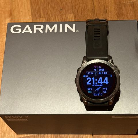 Garmin Fenix 7, sapphire solar.