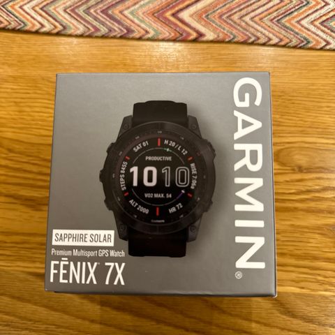 Garmin Fenix 7X Sapphire Solar