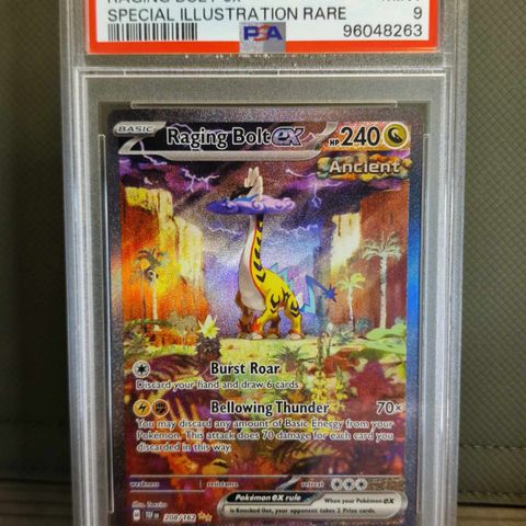 Raging Bolt Ex #208 - Pokemon Temporal Forces PSA 9