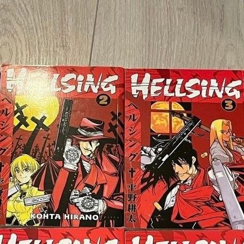 Hellsing manga vol 2 og 3