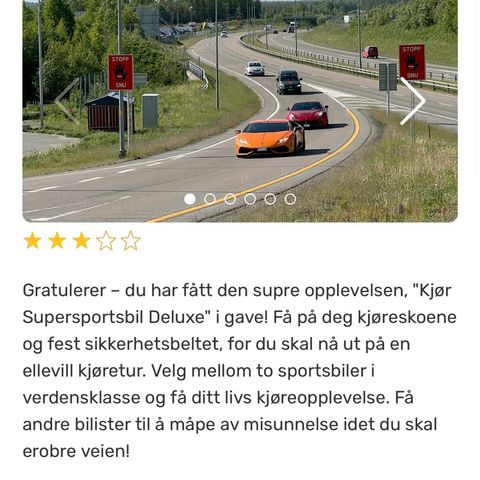 Kjør Supersportsbil