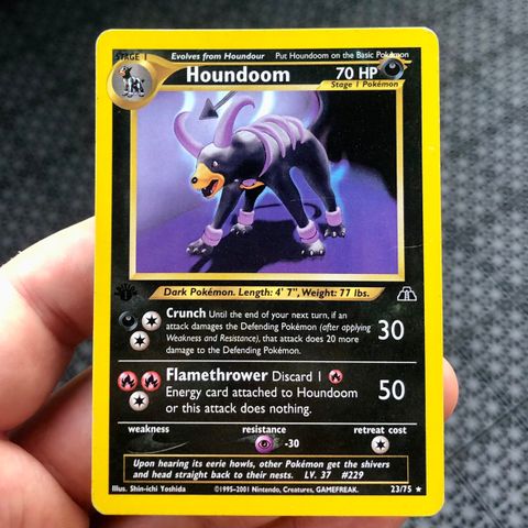 Houndoom 1st. Edition 23/75 - Pokemon TCG Neo Discovery