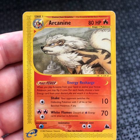 Pokemon TCG Arcanine 3/144 Non Holo - Skyridge rundt LP-