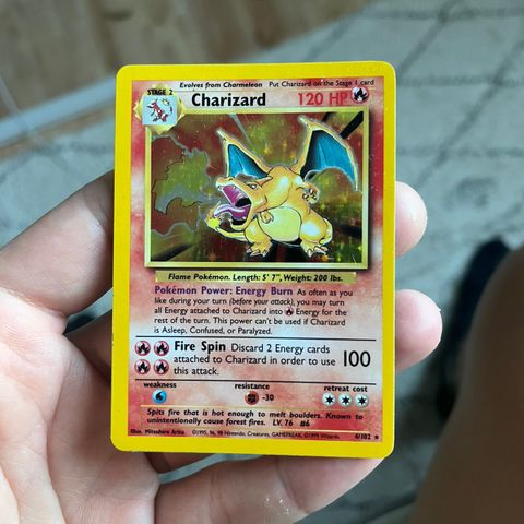 Charizard Holo base set. GI BUD