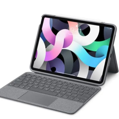 Logitech iPad Air 10,9» Folio Touch (grå)