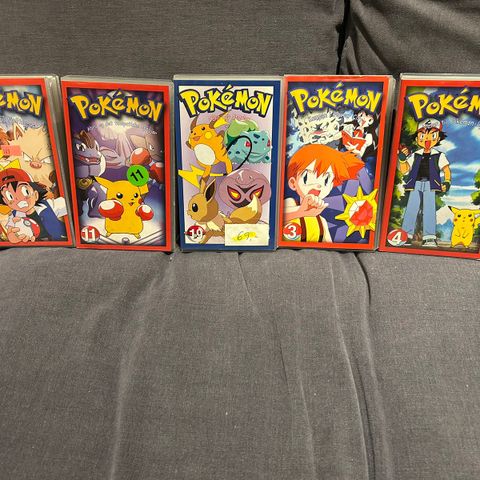 Pokemon, VHS, filmer