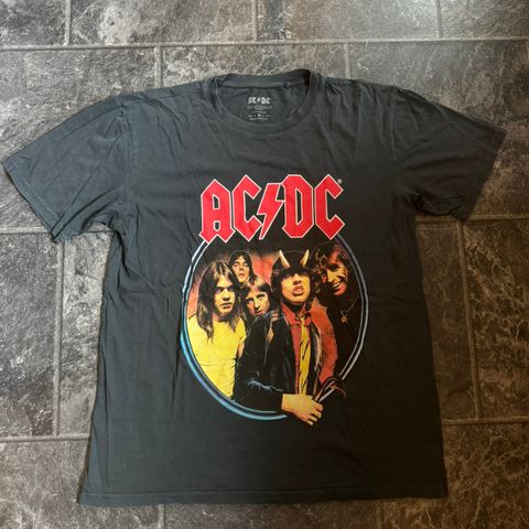 ACDC Highway to Hell - North American Tour 1979 Band T-Skjorte (Medium)