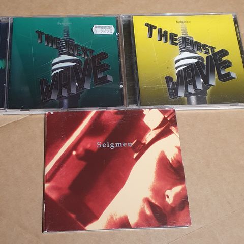 Seigmen - CD-Singler x 3 - The Next Wave - Zeromancer