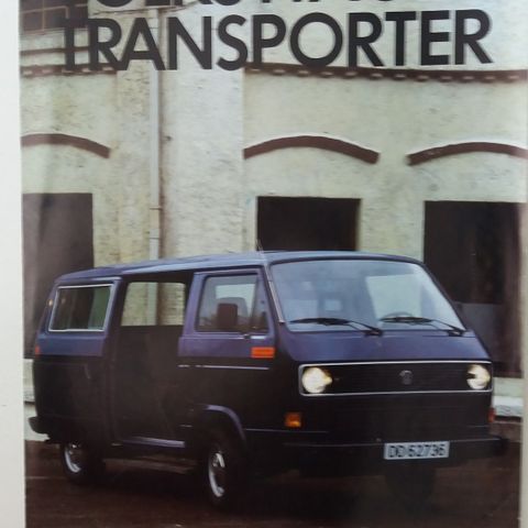 Volkswagen Transporter Type 2 , T3 -brosjyre. (NORSK)