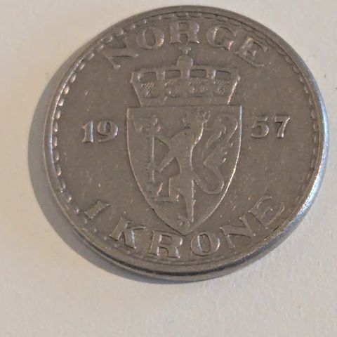 1 krone 1957