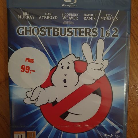 GHOSTBUSTERS 1 OG 2.  I PLAST