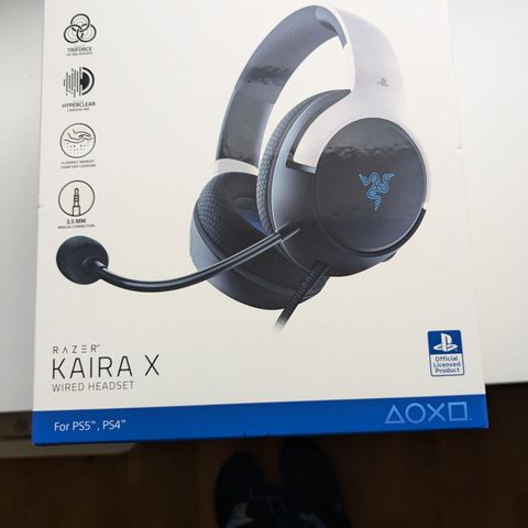 Razer kaira X gaming headset for PlayStation