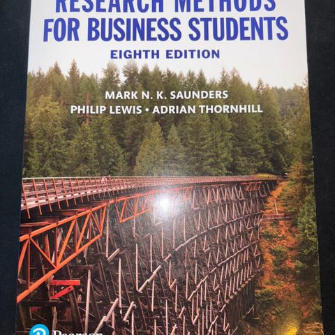 Research Methods for Business Students. Eighth Edition.