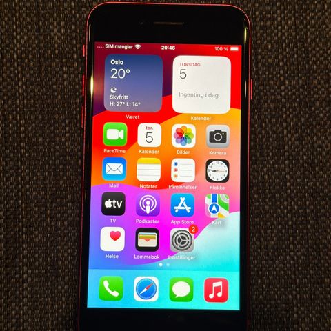 iPhone SE 64 GB Red selges billig