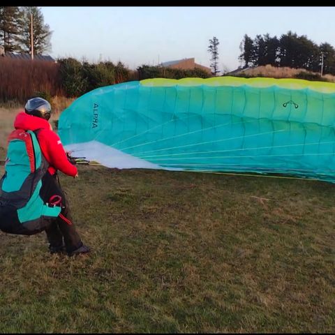 Paraglider utstyr til nybegynnere