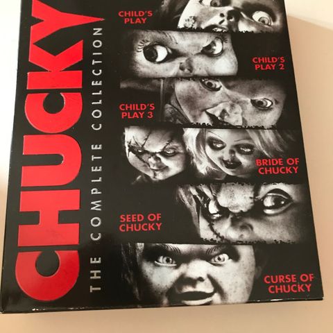 Childs play / Chucky, 6 filmer på bluray