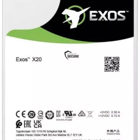 Seagate Exos X20 18TB