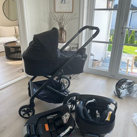 Cybex Talos pakke, vogn, bilstol til nyfødt. (Reservert)