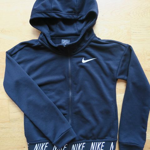 Nike Pro Dri-Fit jakke med hette, str.10-12 år